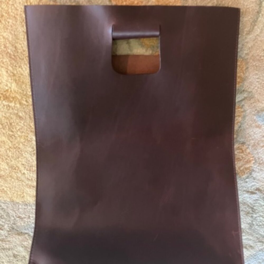 Oscarmaschera Carol Brown leather large bag